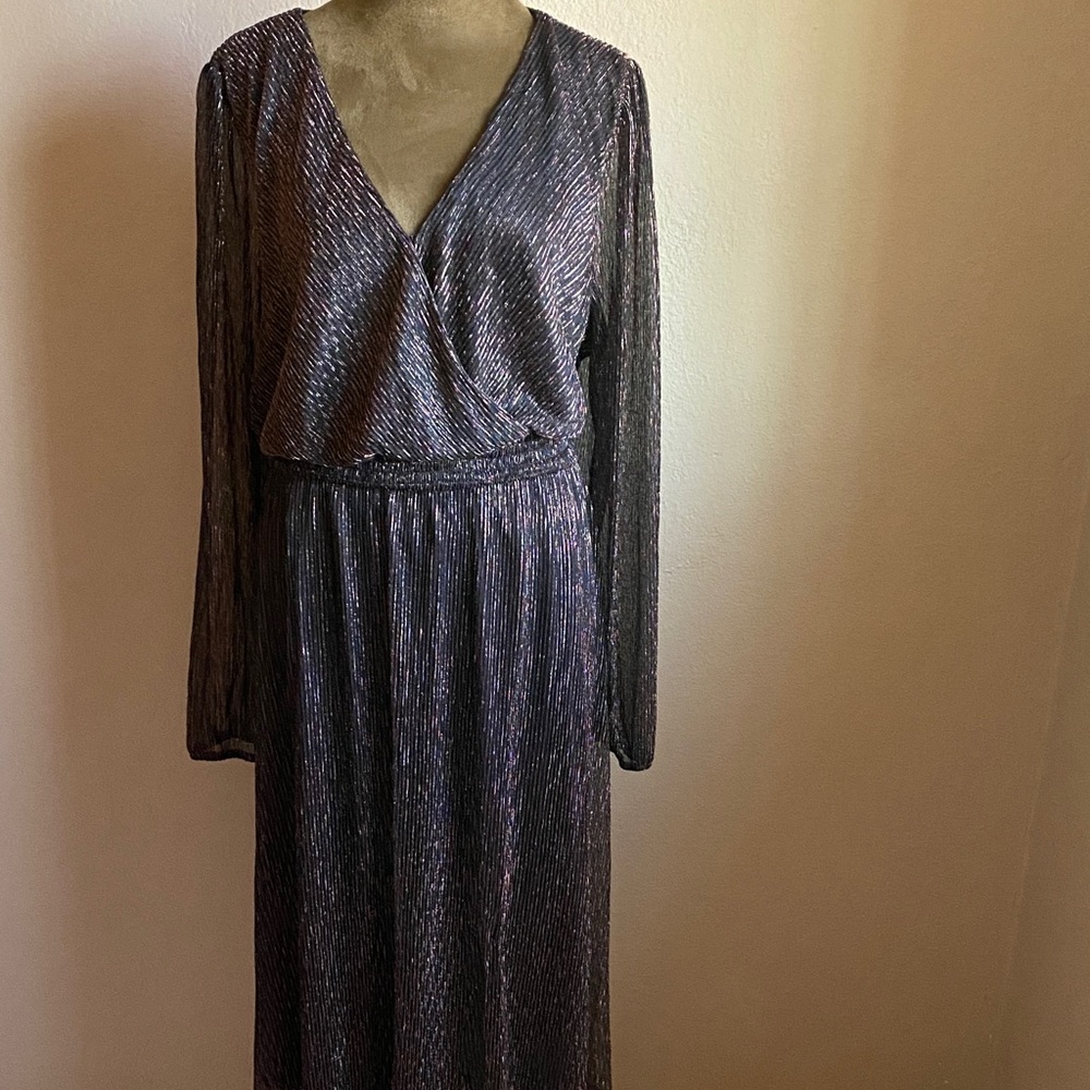 MAURICES Shimmering Long Sleeve Dress